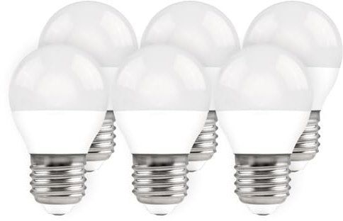 DAVLED – Bombilla Led - Bombillas Led e27 Luz Fría – Bombillas e27 Luz Blanca - Lampada led - Bombilla Luz Blanca - Bombillas E27 - Casquillo Gordo - Light Bulb - EXCELENTE ILUMINACIÓN - PACK 6