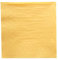 FRANZ MENSCH 1000 Stück Cocktail-Servietten 24 x 24 cm | 3-lagig, FSC®-zertifiziert, gelb, L: 24cm, B: 24cm