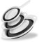 3 Pcs Collapsible Colanders & Food Strainers, Foldable Colander with Handle, Silicone Pasta Colander, Plastic Kitchen Strainer Pasta Drainers for Draining Rinsing Fruits Vegetable Strainers
