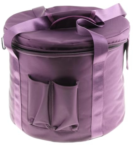 MagiDeal Crystal Singing Bowls Carrying Case with Linings Protection Meditation Bowls Case Carrying Bag Instrument Bag for Meditation, 12 inch