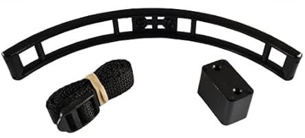 Gas Bottle Wall Bracket/Spacer/Securing Strap - Black - Motorhome Caravan Campervan RV