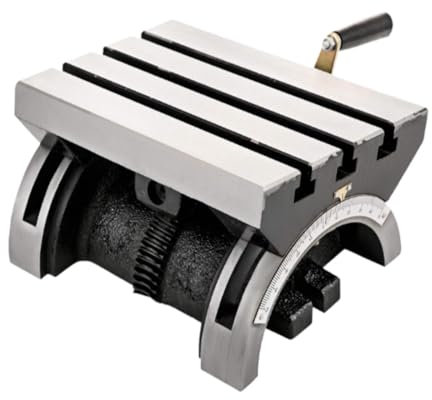 Harilla Mesa de fresado inclinable con placa giratoria, fresadora inclinable para taller