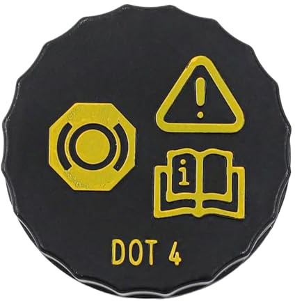 Brake Fluid Cap, Double Layer Dustproof Cover, Brake Master Zylinder Ersatzkappe, Leak Proof Protective Lid for Automotive Motorcycle Hydraulic System Repair Maintenance Travel Adventure Vehicles