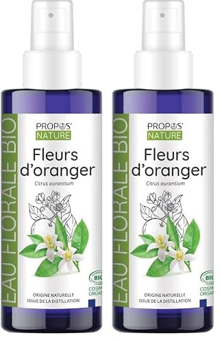 Hydrolat de Fleurs d'Oranger Bio - 100 ml - Propos'Nature (Lot de 2)