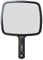 xnicx Hand Mirror Professional Hand Held Mirror Makeup Barbers Shaving Salon Mirrors Hairdressers Compact Mirrors Tool with Handle for Travel Festival Essentials Black