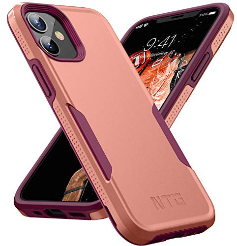 NTG [1st Generation Designed for iPhone 11 Case, Heavy-Duty Tough Rugged Lightweight Slim Shockproof Protective Case for iPhone 11 6.1 Inch, Pink