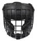 Evolution Trainingsboxhelm aus Kunstleder mit Metallgitter, Kopfschutz Boxen für Kickboxen, Kampfsport, MMA Training, Boxtraining Sparring (Schwarz)