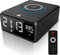Gelielim CD Players for Home, Bluetooth Boombox with Remote, CD Clock Radio, 10W Fast Wireless Charging, Digital FM Radio, CD Player Portable with Headphone Jack, USB & AUX Ports, Dimmable LED Display