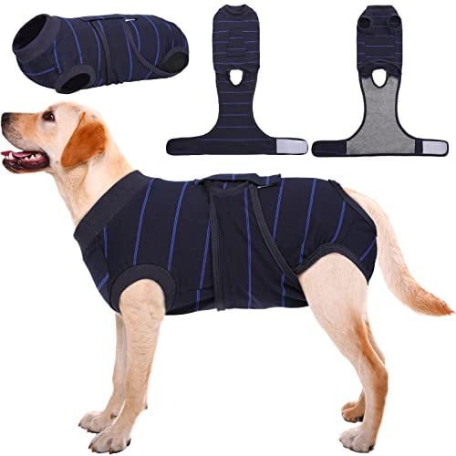 Kuoser Hundebody Nach Op, Hundebody Nach Kastration Rüde, Hundebody Nach Op Hündin,Atmungsaktive Body Hund Katzenbody Nach Op,Anti-Wundlecken Anzug Hund,E-Halsband Alternative Nach Hund Body Operation