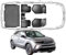 Trimak Passgenau 3D Fussmatten & Kofferraumwanne Auto Set Kompatibel mit Opel Mokka B ab 2021 Nicht geeignet für Elektro Auto Zubehör Gummimatten & Kofferraummatte Autos Schwarz