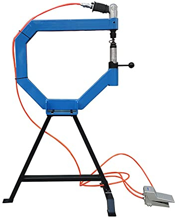 Pneumatic Planishing Hammer, Planierhammer, 875-1350U/Min, 50-100 PSI, Polier & Glätthammer Pneumatisch mit 1''/2''/3'' Amboss, Vulkanisierhilfe, Druckluft Hammer