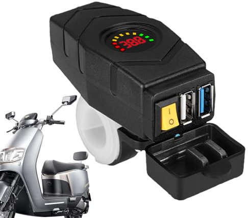 Acunny Chargeur de Scooter électrique, Chargeur de Batterie de Scooter - Voiture à Batterie de Scooter avec Interface de Conversion USB,Chargeur de Voiture électrique, Accessoires de Scooter