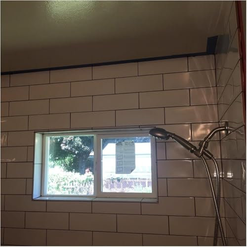 ZHFENGZHUZ Heckfensterschuppen Austausch Von Kellerfenstern Mit Gehärtetes Glas Und Bildschirm Für Badezimmer, Spielhaus, Getreidebehälter, Garage(Size:WxH 34x20in/85x50cm,Color:Weiß)