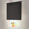 Sonnenschutz-HH® - Seitenzugrollo Verdunkelungsrollo - Außenmaß Breite 120 x 130 cm Höhe dunkelgrau - Lichtundurchlässig Blickdicht Rollo für Abdunkelung Kettenzugrollo inkl. Universalträger