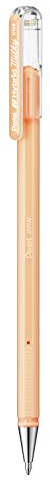 Pentel K108-P Hybrid Milky Stylo Roller Encre Gel Pastel Orange