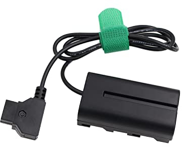 HangTon Camera Monitor D-tap NP-F970 F750 F570 F550 Dummy Battery Power Adapter for BMPCC 6K Pro, Zoom F6, Atomos Shogun Inferno Ninja (70 cm)