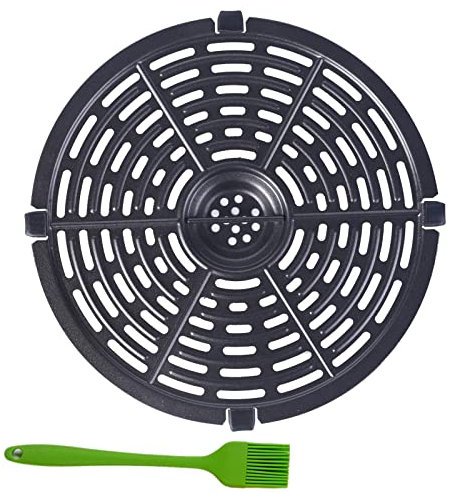 Air Fryer -Grillpfanne, passend für Power Dash Chefman 3,7 QT Air Friteusen, antihaftbeschichtet, spülmaschinenfest, 20 cm