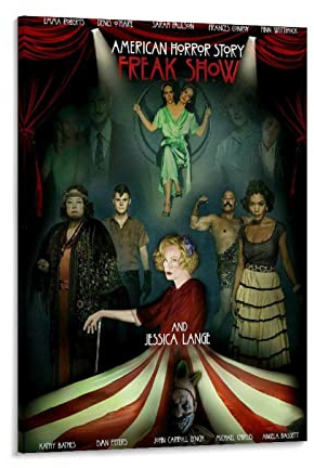 AHS Freak Show Poster American Horror Story Poster Home Decor Wall Decoration Gift Canvas Wall Art Bedroom Painting 40 x 60 cm