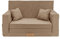 Flumi Personalisierte Kindercouch Kinder Sessel Sofa Schlafsofa jugendzimmer mit Gravur KINDERNAME Spielsofa für Kinderzimmer Schlafsessel Bettfunktion Kindermöbel 92x40x60 Mikrofaser (Beige)