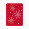 Vassoio rettangolare in cartone da 25 x 34 cm – Servizio da tavola Natale a tema fiocco – Confezione da 1 pz – Natale