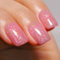 Firedeep Vernis Gel Rose Pailleté, 16ml Vernis Gel Rose Nude Translucide Neutre Miroité Uv/Led Vernis Gel pour le Nail Art à la maison 1pcs