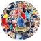 50 Stück Aufkleber Cristiano Ronaldo, Wasserfeste Stickers für Autos, Laptops, Skateboards, Helme und mehr
