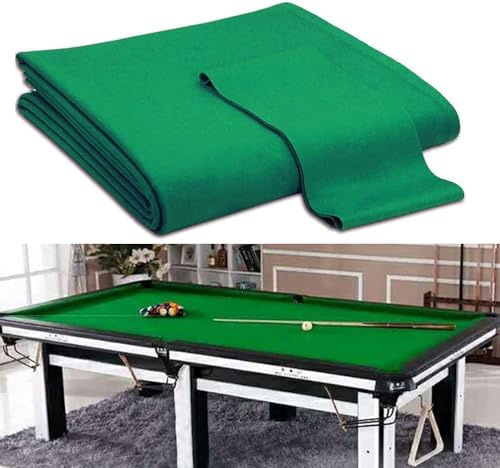 Yoeoefuo Billardtisch Bezug Billard Zubehör 7ft 8ft 9ft Pooltisch Tuch Antistatisches Billardtuch Kein Pilling Professionelles Billardtischtuch Snookertisch Tuch Leicht Zu Reinigendes(7ft/2.13m)