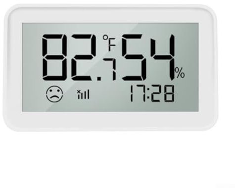 Capteur intelligent de température et d'humidité, avec écran d'affichage numérique, à placer sur les abattants, les murs ou les réfrigérateurs, 75 x 45 x 17 mm (WIFI)