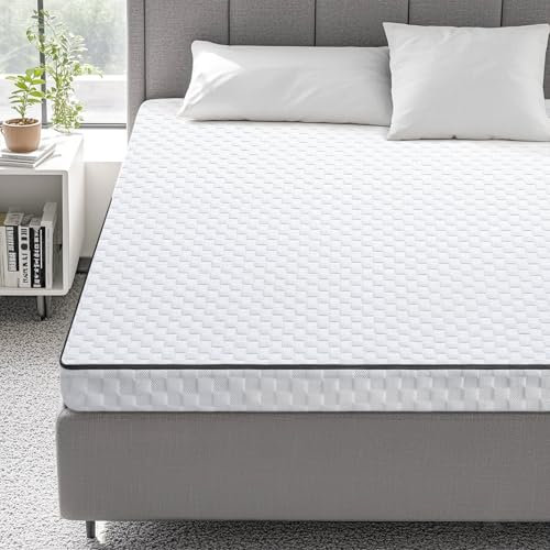SEZMOONSI Topper 90x200cm 7,5cm Höhe H3 & H2 (2 in 1) Härtegrade Gel-Schaum Matratzen Topper mit Waschbarer Bezug, rutschfest & Atmungsaktiv Matratzentopper für Boxspringbett, Sofa, Wohnwagen