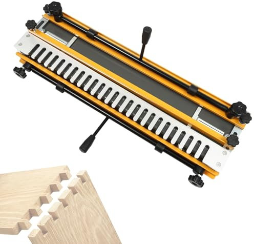 AXGCAA Woodworking Dovetail Jig, 24 in Manual Dovetail Jig Machine with Dovetail Milling Cutter, Versatile Doves Tailing Router Jigs with 1/2 in Template, for Furniture and Wood Cabinet Making