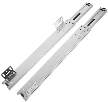 Homoyoyo 2piezas Rieles Para Cocina De Guías De Cajón Inferiores Ajustables Deslizadores Para Almacenamiento De Especias Instalación y Rápida