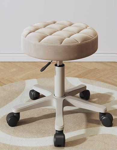 AKPHBKFG Bar Stools, Lifting And Rotating Chairs, Light Luxury Beauty Salon Barber Shop Stools, Large Work Chairs, Master Chairs, Nail And Makeup Chairs C