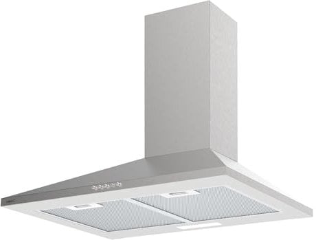CATA Campana Extractora VK 7000 X Control Mecánico 3 Niveles Extracción 480 m3/h Nivel Sonoro 56 dB Motor K10 Consumo 110 W Iluminación Led Color Inox