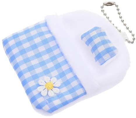 TOYANDONA Bezaubernder Puppenschlafsack aus Plüsch mit Niedlicher Kette Einzigartigem Design und Passform für Kleine Puppen zur Dekoration und Ausflügen