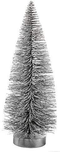 ASA Weihnachtsbaum Deko - Silber - Höhe 25 cm - 1 Stück