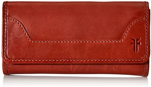FRYE Melissa Continental Snap Leder Geldbörse, Rot/Ausflug, einfarbig (Getaway Solids), Einheitsgröße