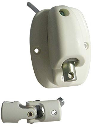SORTIE DE CAISSON RENVOI 120° ENTREE FEMELLE Ø12 SORTIE 6P7 LG 355MM BLANC RAL9010 (EMBASE LARGE)