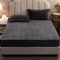 Nayoroom Spannbettlaken Plüsch 140x200cm Dunkelgrau Flauschig Fleece Winter Spannbetttuch Cashmere Touch Flanell Bettlaken für Boxspringbett Topper Matratze bis 25cm