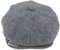 TruClothing.com Herren Mütze Tweed Fischgräte Design Rasierer Stil Blinders Design grau XL
