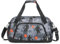 Sporttasche für Jungen Schwimmtasche Reisetasche Fitnesstasche Trainingstasche Herren Travel Sports Bag mit Schuhfach und Nassfach 33L (3-Schwarzer Basketball)