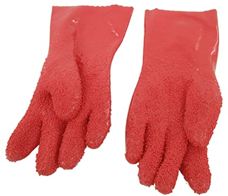 TOPBATHY 1 Pair Kitchen Gloves Potato Gloves Waterproof Fast Peel Rosy Random Color