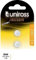 Uniross Pack de 2 Piles Boutons Alcaline LR44/AG13/LR1154-1,5V