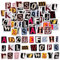 52PCS Vintage Letter Stickers - Mini Size Scrapbook Stickers, DIY Decoration Set for Travel Case, Laptop, Planners, Calendars, Scrapbook, Suitcase, Notebooks, Journal