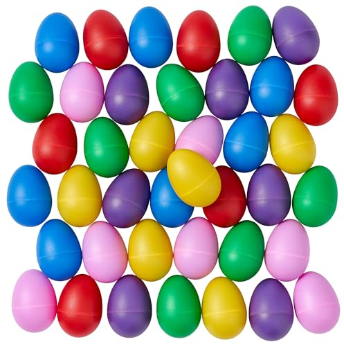 THE TWIDDLERS 80 Ei Maracas, Musikeier, Rasseleier, Osterei für Kinder (4 Farben) - Kindergeburtstag Mitgebsel, Mitbringsel, Give Aways, Gastgeschenke