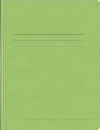 Papiertiger Schnellhefter aus Karton/Pappe für Schule und Büro (Pressspankarton, hellgrün, 14er Pack)