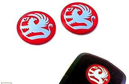VAUXHALL 2 x NEW KEY FOB BADGE EMBLEM 14MM STICKER FOR ASTRA ZAFIRA VECTRA CORSA