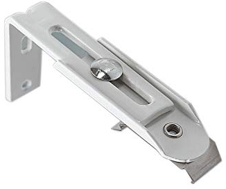 4 Stück Lamellenvorhang Wandwinkel Länge 65-100 mm Vertikaljalousie Wandträger Winkel Metall für Wandmontage - UNIVERSAL