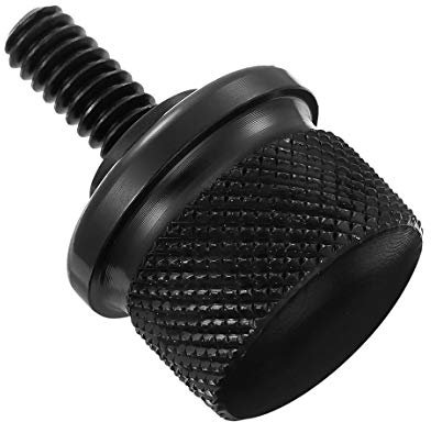 PBYMT Vis de boulon de selle arrière noire compatible avec Harley Davidson Softail Dyna Sportster Touring Street Glide Electra Road King 1997-2023