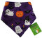 Dimples Hundehalstuch - Halloween Geister Gespenster lila - Halstuch für kleine mittlere und Grosse Hunde Welpen und Katzen - Hunde Besitzer Geschenk - Handgemachtes Hunde Accessoire 25cm