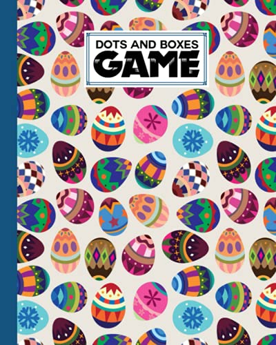 Dots And Boxes Game: Dots & Boxes Activity Book Easter Egg Cover - 120 Pages!, Dots and Boxes Game Notebook - Short or Long Games (8.5 x 11 inches) by Heribert Jordan